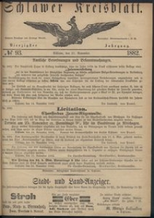 Kreisblatt des Schlawer Kreises 1882 No 94