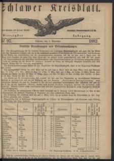 Kreisblatt des Schlawer Kreises 1882 No 97