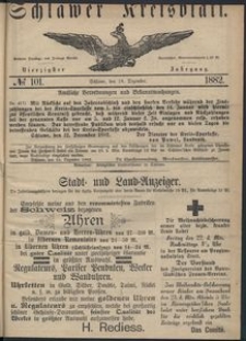 Kreisblatt des Schlawer Kreises 1882 No 101