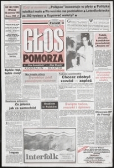 Głos Pomorza, 1992, czerwiec, nr 140