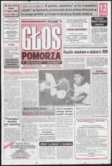 Głos Pomorza, 1992, lipiec, nr 166