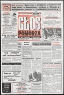 Głos Pomorza, 1992, lipiec, nr 178