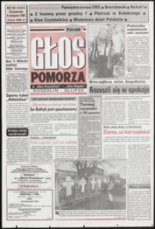 Głos Pomorza, 1992, sierpień, nr 183