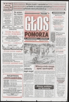 Głos Pomorza, 1992, sierpień, nr 198