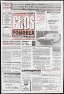 Głos Pomorza, 1992, sierpień, nr 201