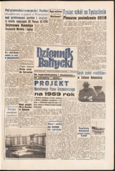 Dziennik Bałtycki, 1958, nr 285