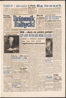 Dziennik Bałtycki, 1958, nr 291