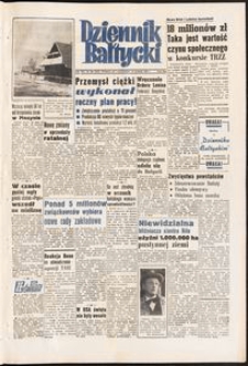Dziennik Bałtycki, 1958, nr 309