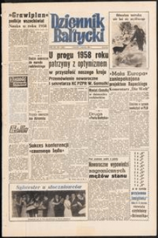 Dziennik Bałtycki, 1958, nr 1
