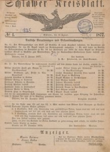 Kreisblatt des Schlawer Kreises 1877