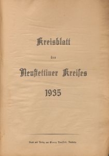Kreisblatt des Neustettiner Kreises