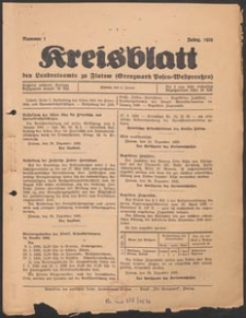 Kreisblatt des Landratsamt zu Flatow (Grenzmark Posen-Westpreußen)
