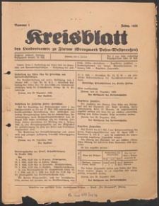 Kreisblatt des Landratsamt zu Flatow (Grenzmark Posen-Westpreu&szlig;en)