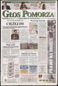 Głos Pomorza, 1999, październik, Nr 242 (14600)