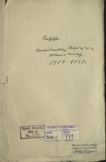 Cechy Gdańskie. Żeglarze morscy. Księgi rachunkowe. Kasa pogrzebowa