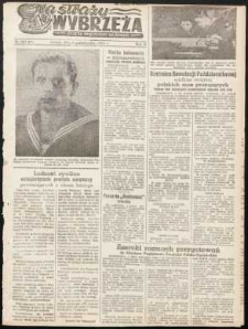 Na Straży Wybrzeża : gazeta marynarki wojennej, 1951, nr 238