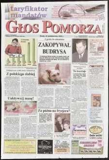 Głos Pomorza, 2000, październik, nr 249