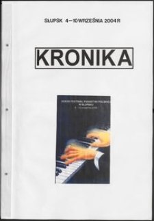 Kronika : 38 Festiwal Pianistyki Polskiej
