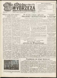 Na Straży Wybrzeża : gazeta marynarki wojennej, 1952, nr 22