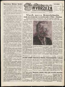 Na Straży Wybrzeża : gazeta marynarki wojennej, 1952, nr 24