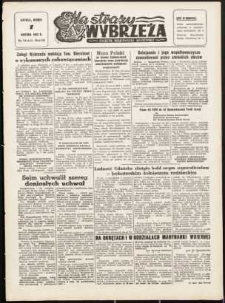 Na Straży Wybrzeża : gazeta marynarki wojennej, 1952, nr 78