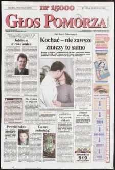 Głos Pomorza, 2001, luty, nr 38