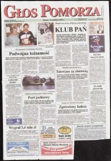Głos Pomorza, 2000, wrzesień, nr 218