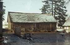 Stodoła szkieletowa z XVIII wieku - Załakowo