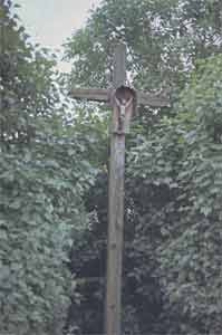 Krzyż w zagrodzie Kazimierza Gdańca z Pogódek