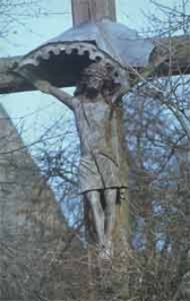 Figura Chrystusa w zagrodzie M. Bławat - Górki