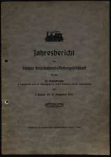 Jahresbericht der Stolper Kreisbahnen-Aktiengesellschaft f&uuml;r das 42. Gesch&auml;ftsjahr vom 1. Januar bis 31. Dezember 1935