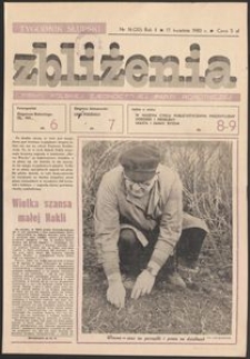 Zbliżenia : tygodnik społeczno-polityczny, 1980, nr 16