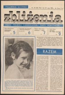 Zbliżenia : tygodnik społeczno-polityczny, 1980, nr 22