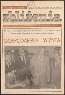 Zbliżenia : tygodnik społeczno-polityczny, 1980, nr 23