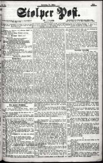 Stolper Post Nr. 76/1901
