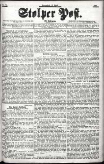 Stolper Post Nr. 85/1901