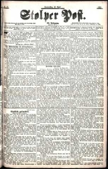 Stolper Post Nr. 95/1901