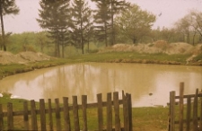 Wyrobisko gliny używanej do produkcji wyrob&oacute;w wypalanych w piecach dawniej istniejących obok zagrody M. Dery - Starkowa Huta