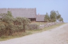 Fragment zabudowy zabytkowej Kaszubskiego Parku Etnograficznego - Wdzydze KPE