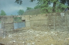 Rozbi&oacute;rka dworku zrębowego z lat 20-tych XIX wieku - Trzebuń