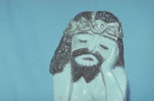 Rzeźba w drewnie. Chrystus Frasobliwy - Wąglikowice