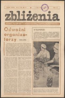 Zbliżenia : tygodnik społeczno-polityczny, 1981, nr 27