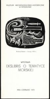 Exlibris o tematyce morskiej - wystawa