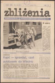 Zbliżenia : tygodnik społeczno-polityczny, 1981, nr 36