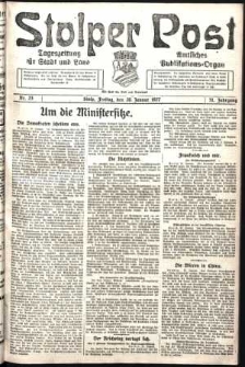 Stolper Post. Tageszeitung für Stadt und Land Nr. 23/1927