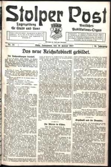Stolper Post. Tageszeitung für Stadt und Land Nr. 24/1927