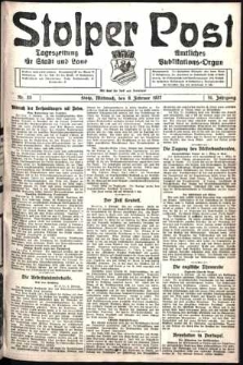 Stolper Post. Tageszeitung für Stadt und Land Nr. 33/1927
