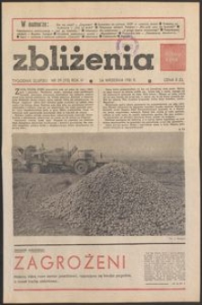 Zbliżenia : tygodnik społeczno-polityczny, 1981, nr 39