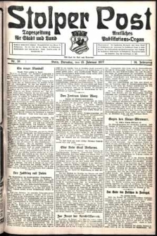 Stolper Post. Tageszeitung für Stadt und Land Nr. 38/1927