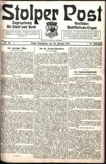 Stolper Post. Tageszeitung für Stadt und Land Nr. 48/1927